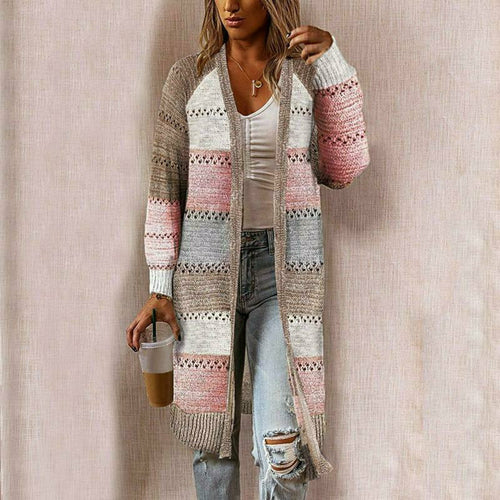 Drune | Streifenstrickjacke für Frauen