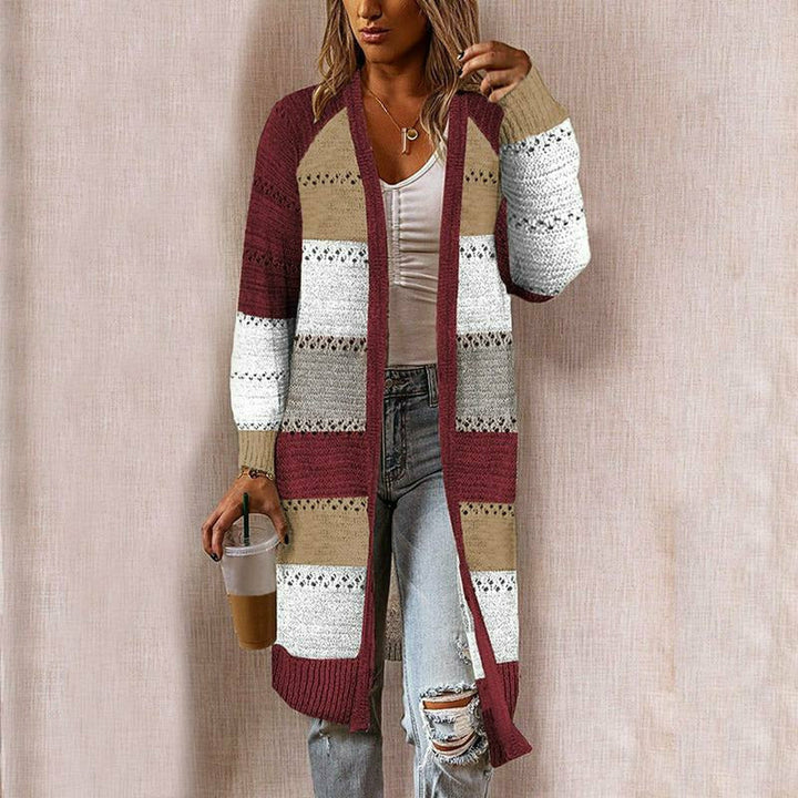 Drune | Streifenstrickjacke für Frauen