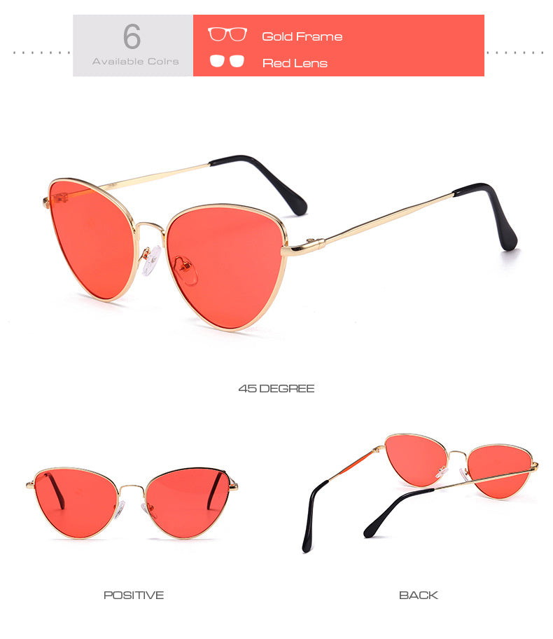 Drune | Kleine Weinlese Katze Auge Sonnenbrille