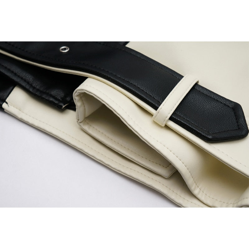 Drune | Zeitlose Lederjacke Mit Glattem Finish