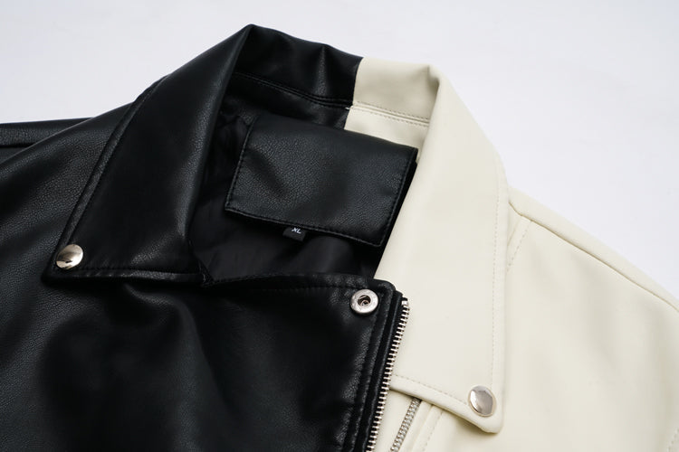 Drune | Zeitlose Lederjacke Mit Glattem Finish