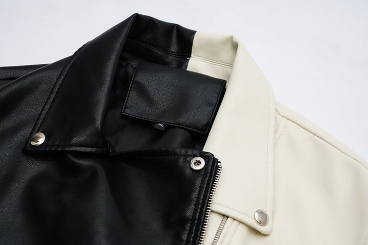 Drune | Zeitlose Lederjacke Mit Glattem Finish