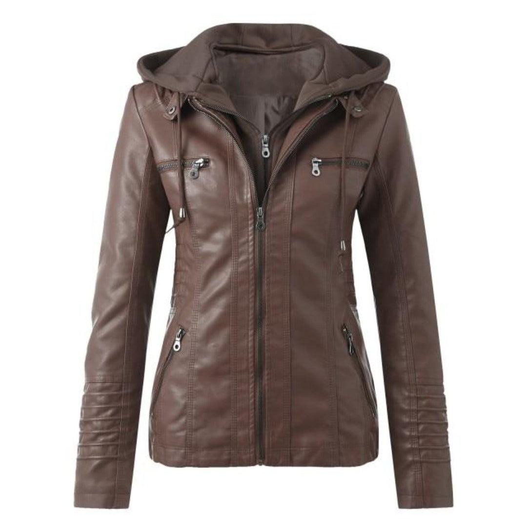 Drune | Designer-Lederjacke Mit Kapuze