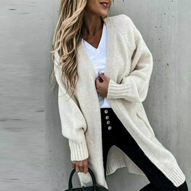 Drune | Lockerer Fester Strickjacke