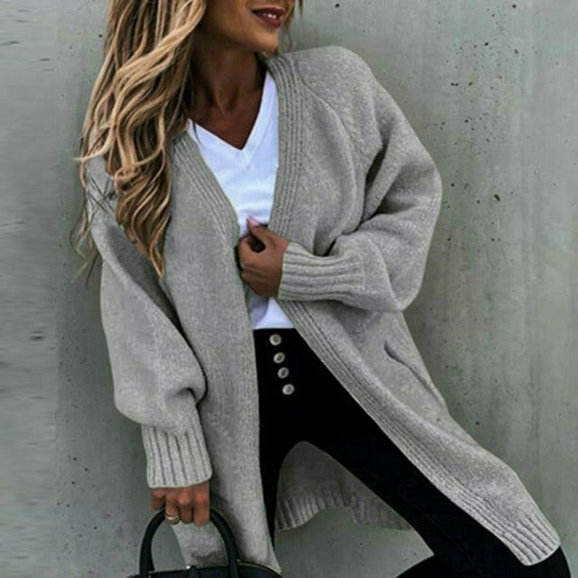 Drune | Lockerer Fester Strickjacke
