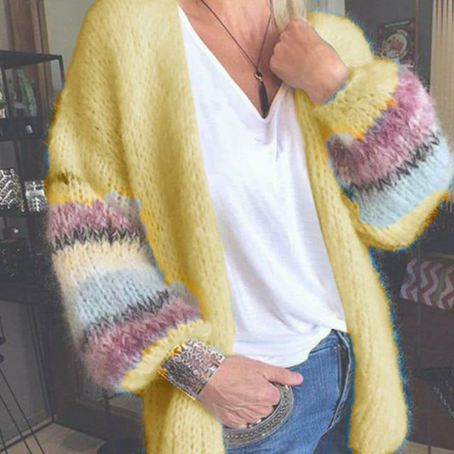 Drune | Gestreifte Strickjacke Mit Klassischem Design