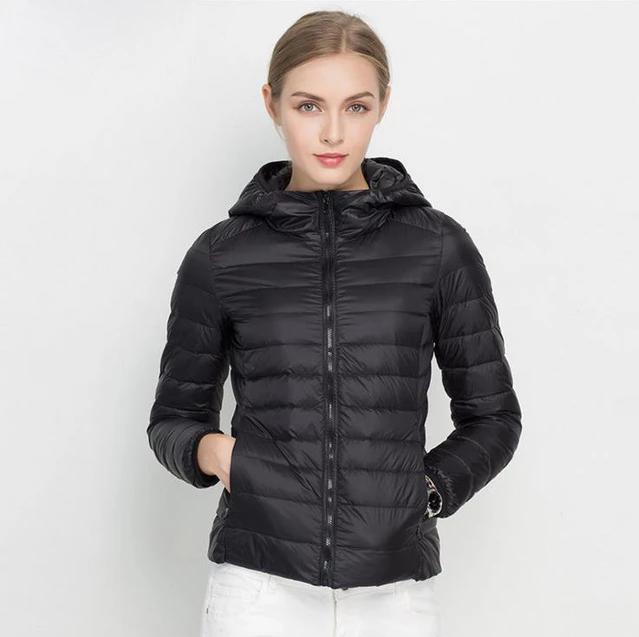 Drune | Daunenjacke mit Kapuze Damen