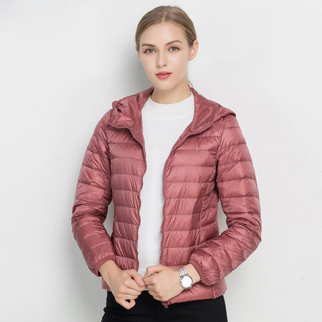 Drune | Daunenjacke mit Kapuze Damen
