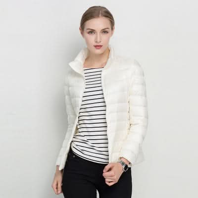 Drune | lebendige grüne Pufferjacke für Herbst und Winter für Damen