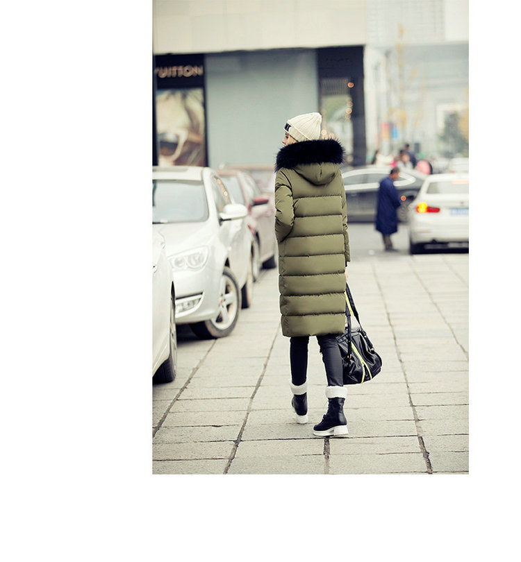 Drune | Schicke lange Wärmejacke mit Kapuze