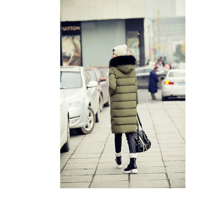 Drune | Schicke lange Wärmejacke mit Kapuze
