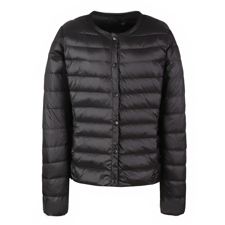 Drune | Daunenjacke ohne Kragen "Elegance Essential"
