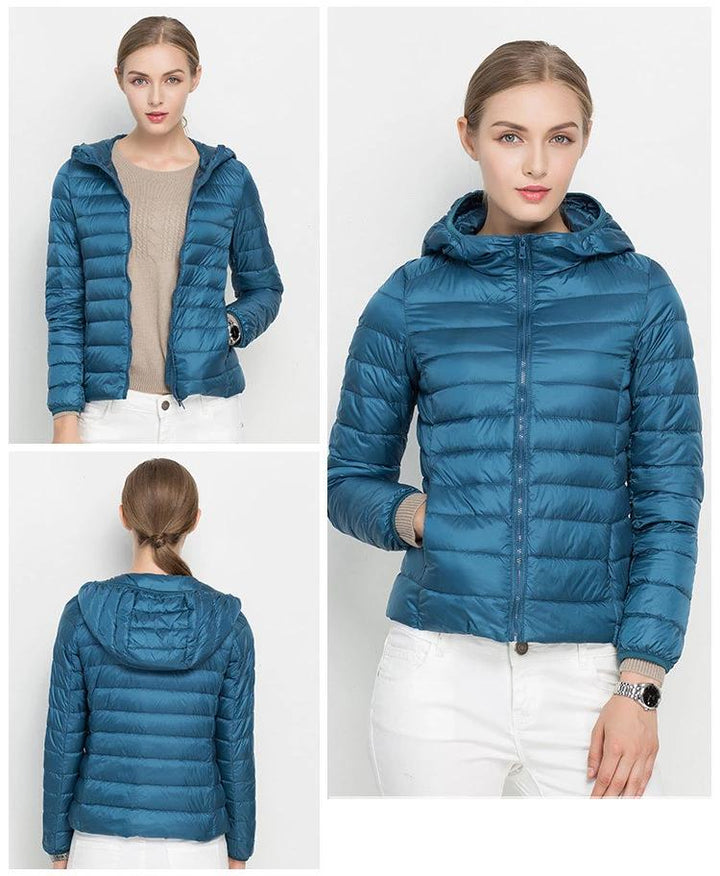 Drune | Daunenjacke mit Kapuze Damen