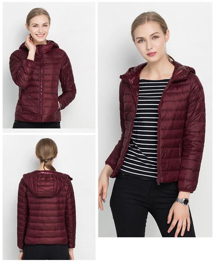Drune | Daunenjacke mit Kapuze Damen