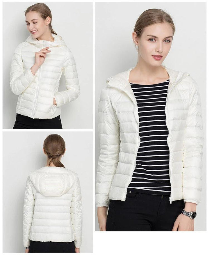 Drune | Daunenjacke mit Kapuze Damen