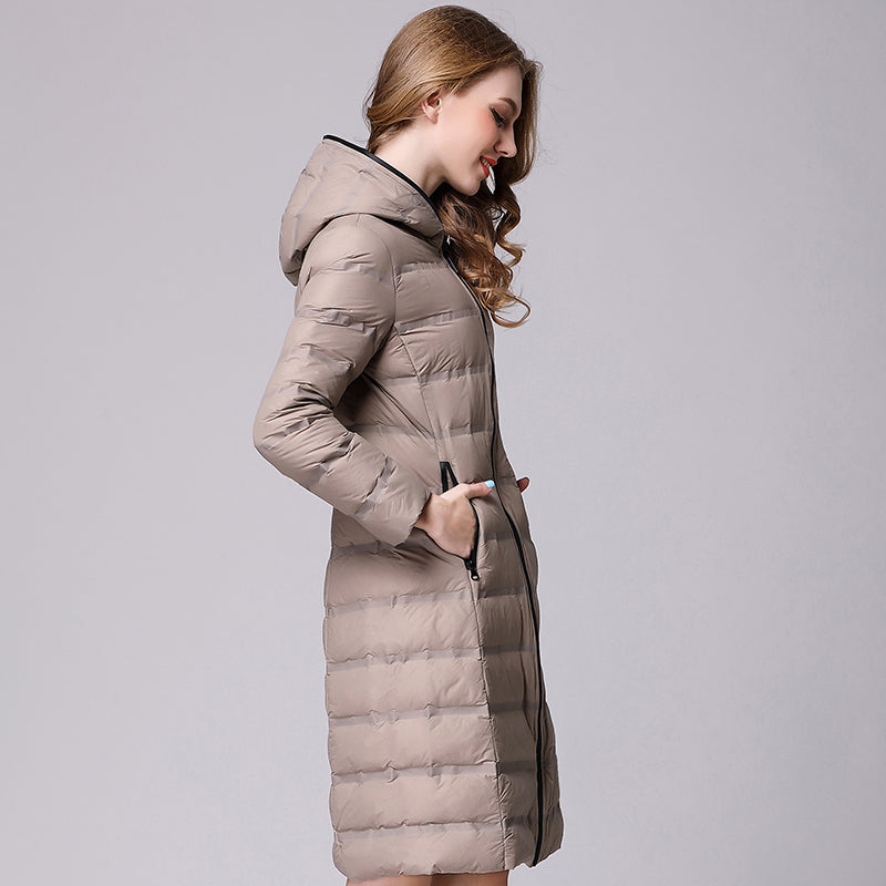 Drune | Elegante Leichtigkeit" nahtloser langer Mantel