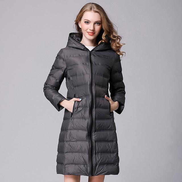 Drune | Elegante Leichtigkeit" nahtloser langer Mantel