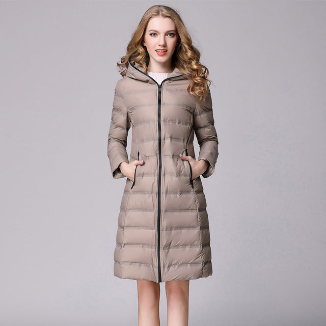 Drune | Elegante Leichtigkeit" nahtloser langer Mantel