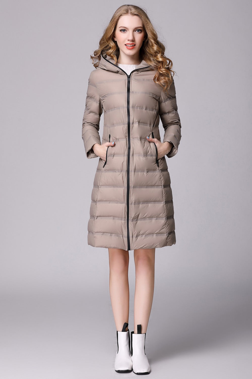 Drune | Elegante Leichtigkeit" nahtloser langer Mantel