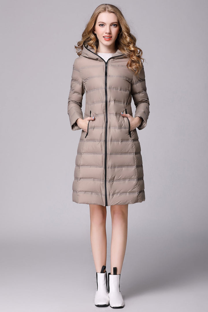 Drune | Elegante Leichtigkeit" nahtloser langer Mantel