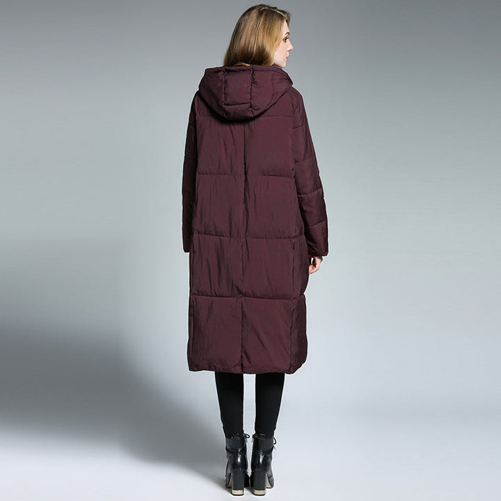 Drune | Lange Pufferjacke mit Kapuze Isolierter Komfort Stilvoll und Praktisch