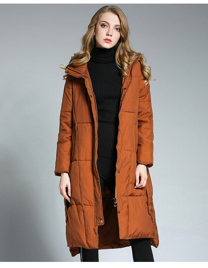 Drune | Lange Pufferjacke mit Kapuze Isolierter Komfort Stilvoll und Praktisch