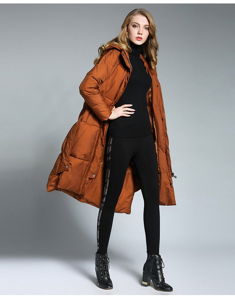 Drune | Lange Pufferjacke mit Kapuze Isolierter Komfort Stilvoll und Praktisch