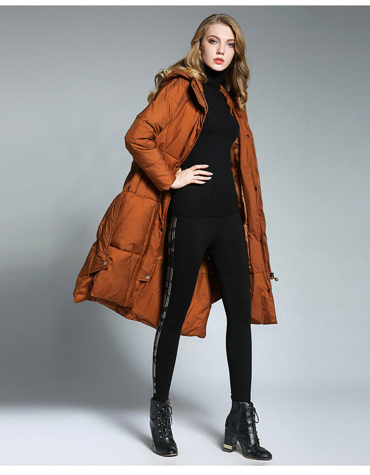 Drune | Lange Pufferjacke mit Kapuze Isolierter Komfort Stilvoll und Praktisch