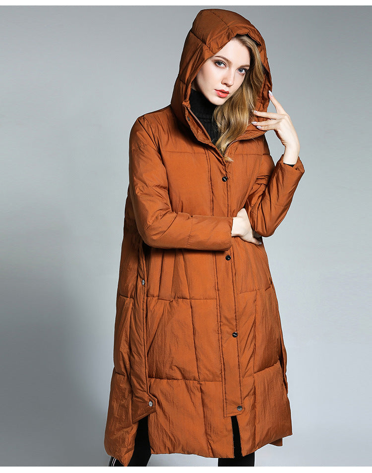 Drune | Lange Pufferjacke mit Kapuze Isolierter Komfort Stilvoll und Praktisch