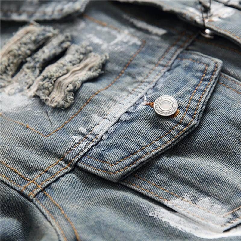 Drune | Trooper Patched Denimjacke