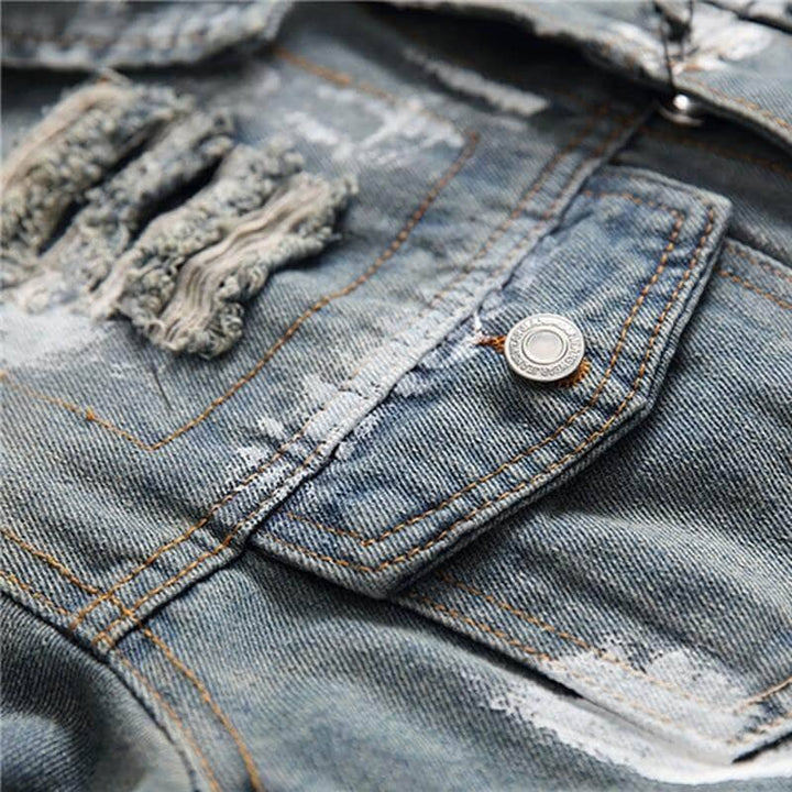 Drune | Trooper Patched Denimjacke