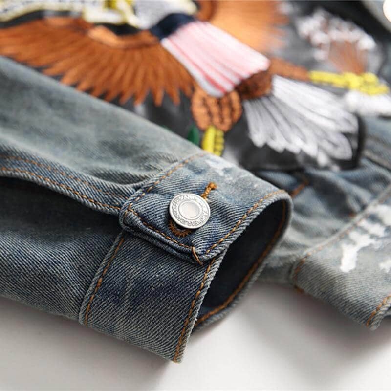 Drune | Trooper Patched Denimjacke