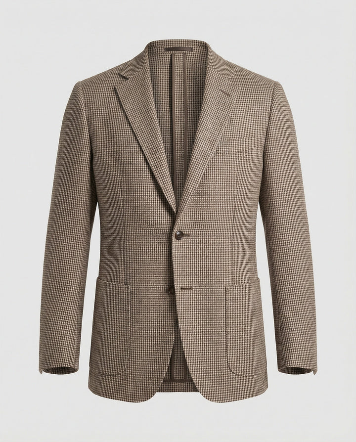 Herren Blazer Leinen Sakko leger