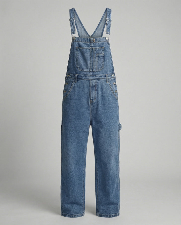 Freizeitkleidung Herren Jeans Latzhose Weit