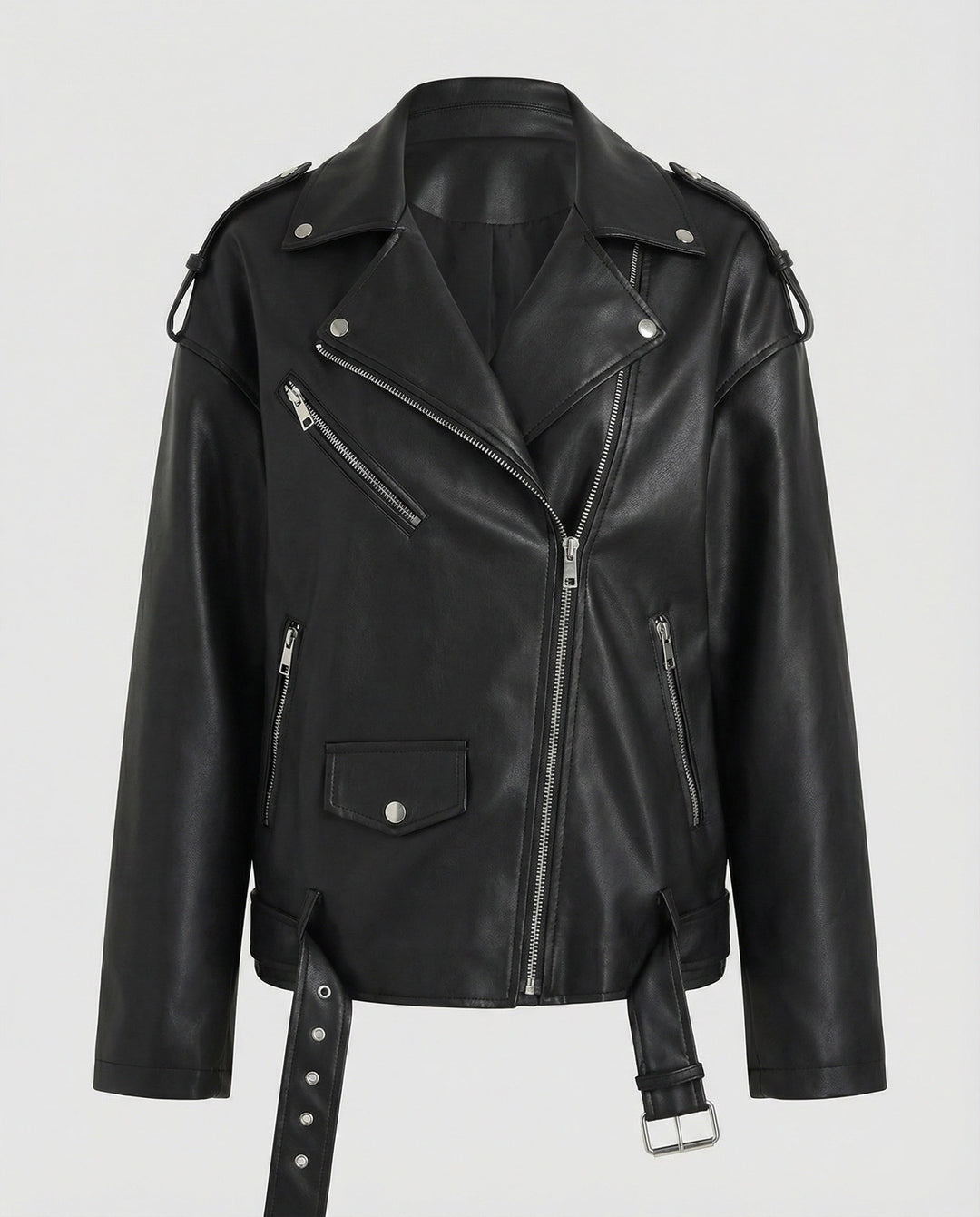 Freizeitkleidung Damen Bikerjacke Vegan