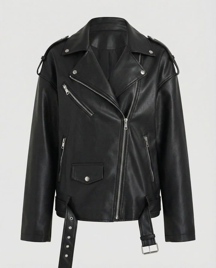 Freizeitkleidung Damen Bikerjacke Vegan