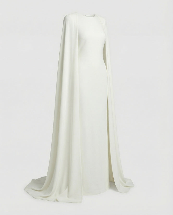 Damen Abendkleid elegant mit Cape