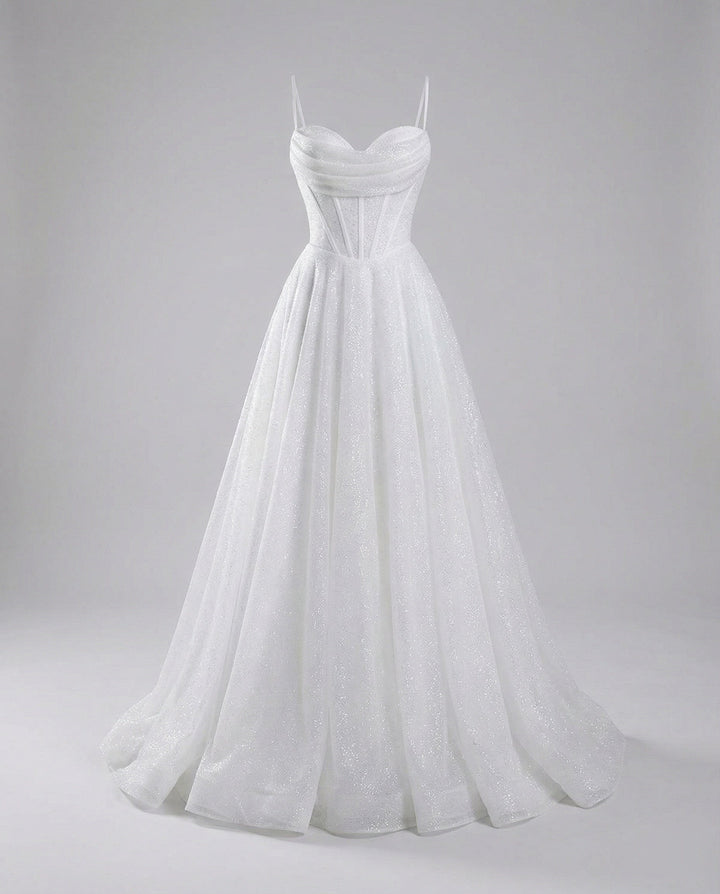 Drune | Glitter Ballkleid mit Schnürung