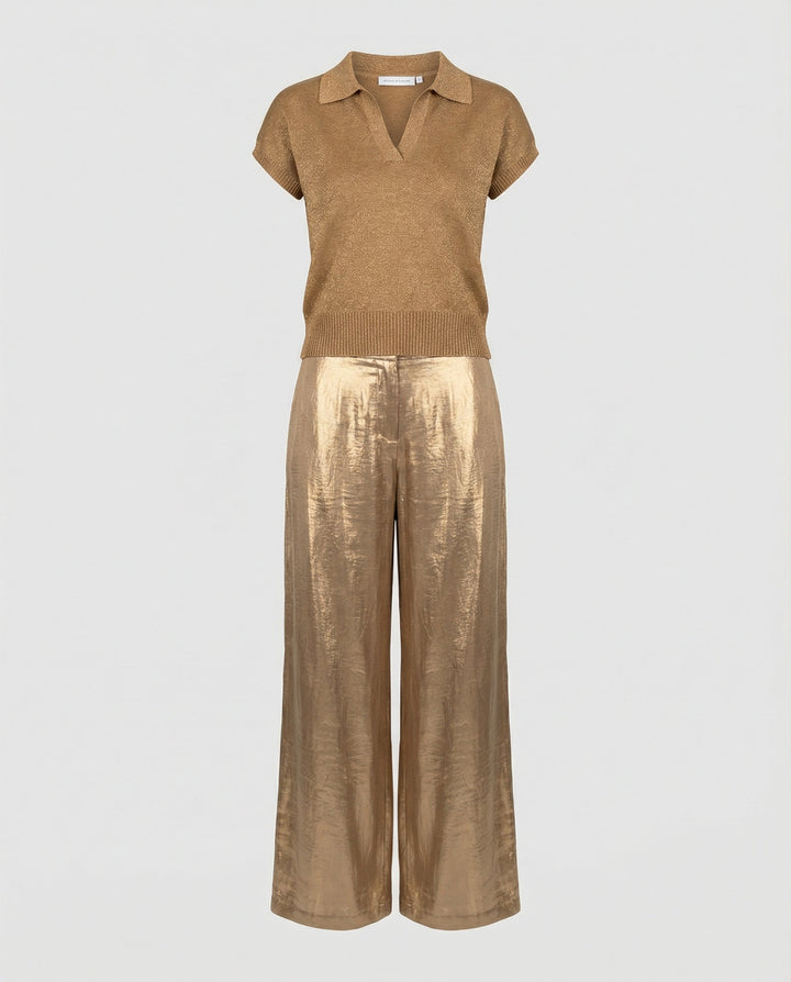 Damen Top- und Hosen-Set mit Bequemem Schnitt & Stylischem Design | Drune
