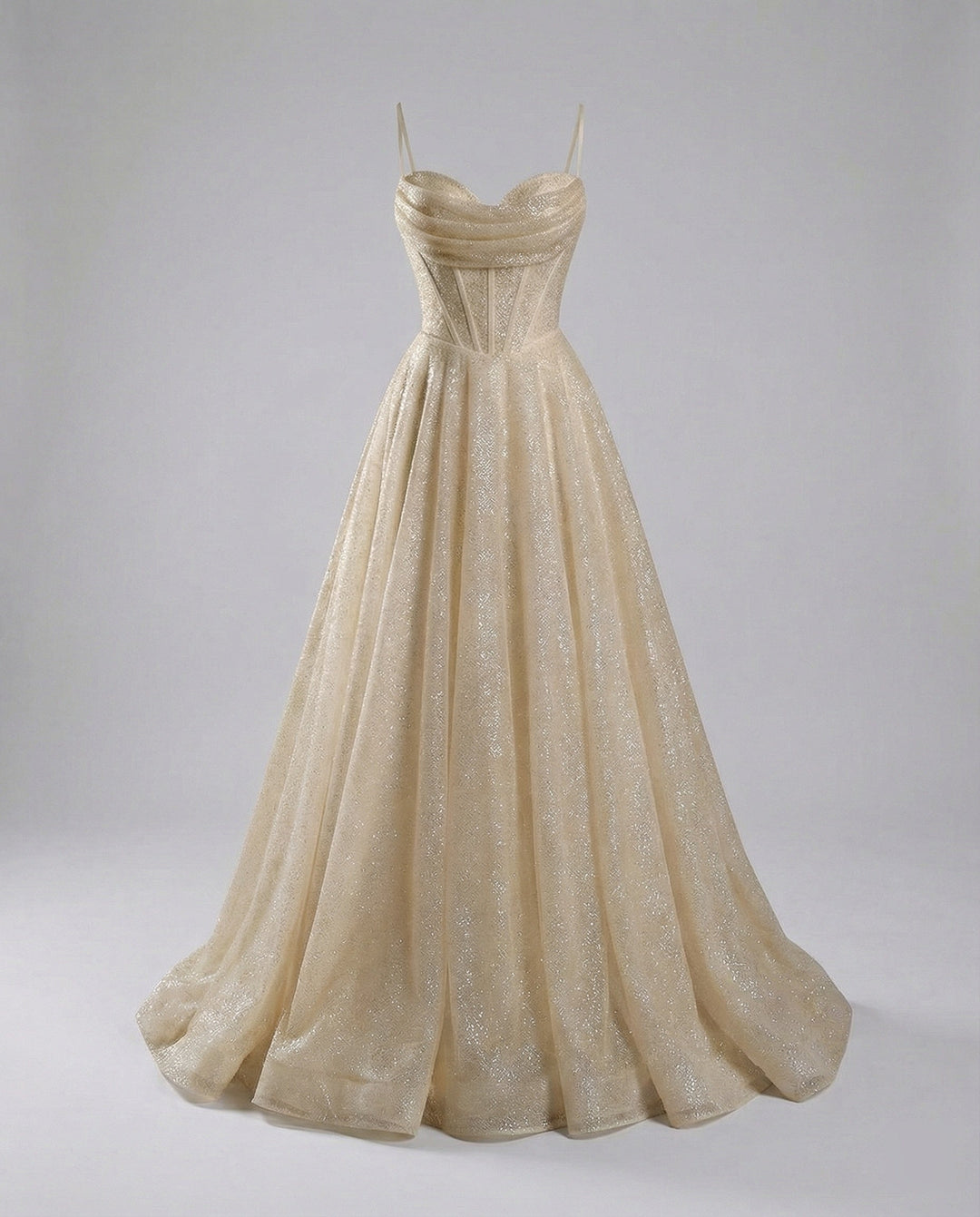 Drune | Glitter Ballkleid mit Schnürung