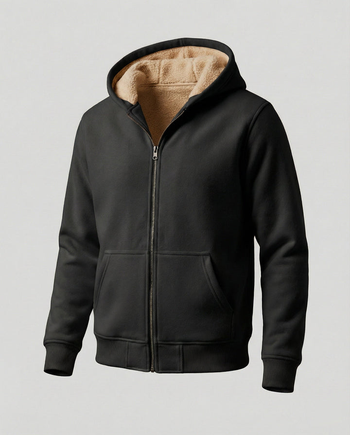 Drune | Warmer Fleecegefütterter Winterhoodie für Herren