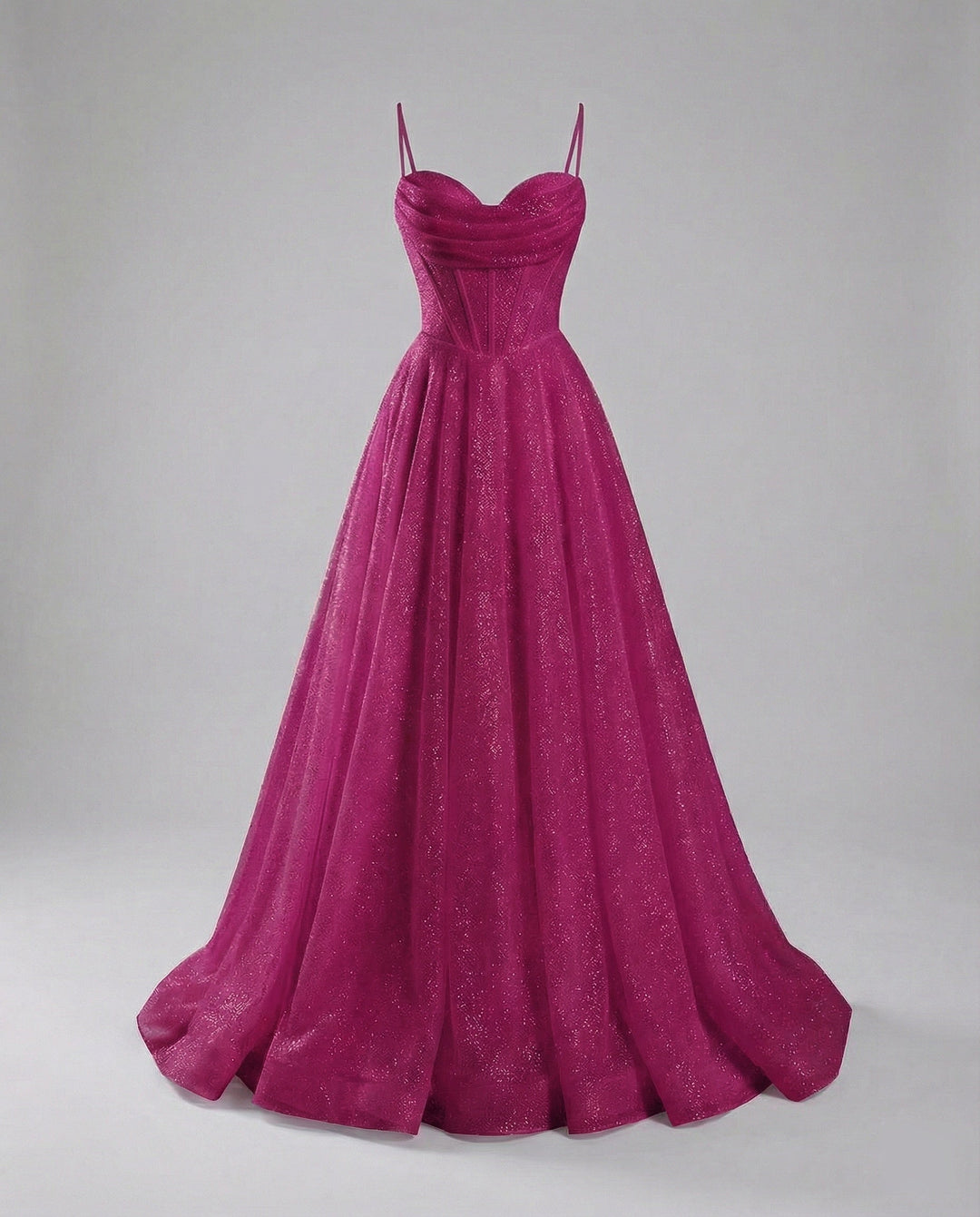 Drune | Glitter Ballkleid mit Schnürung