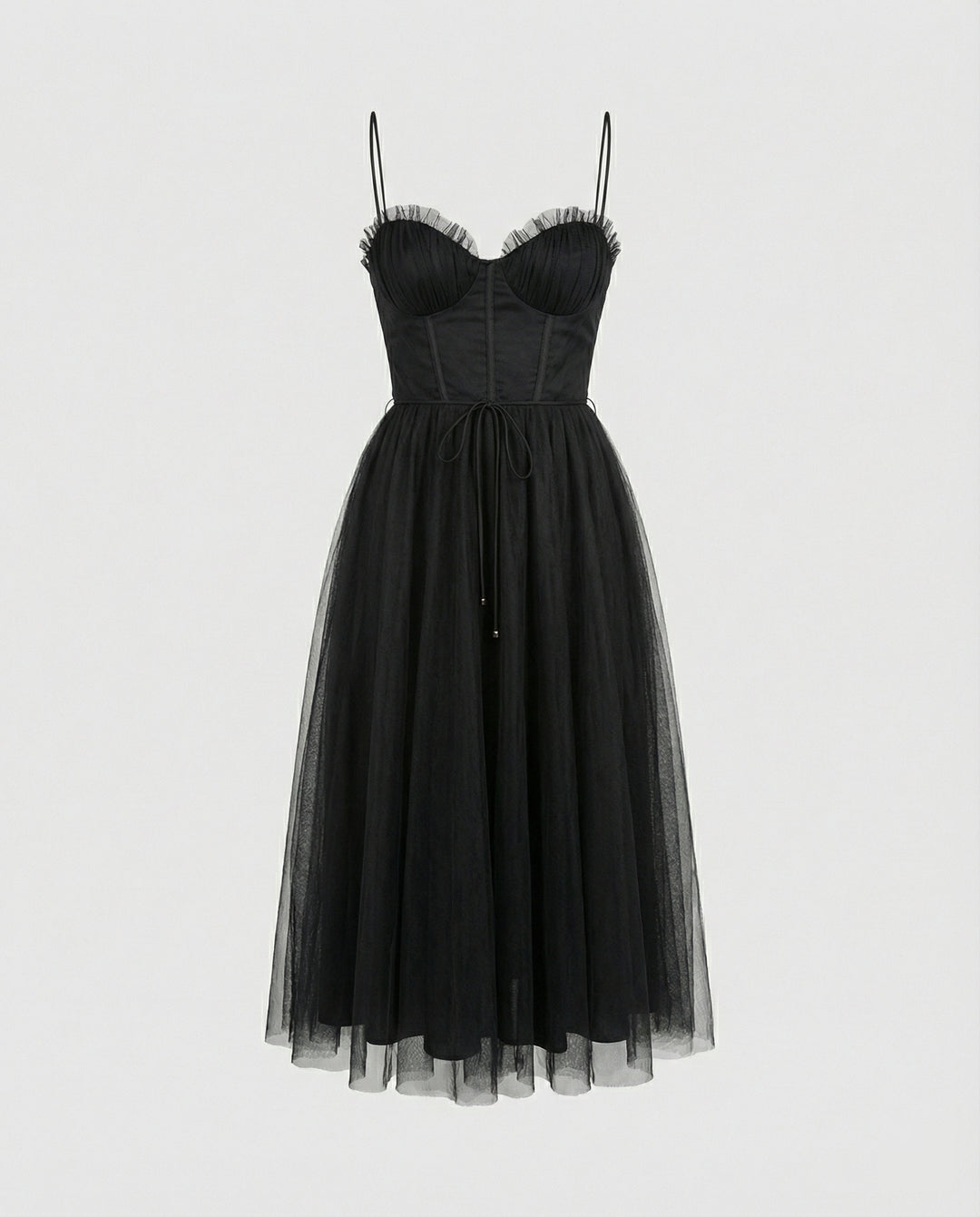 Drune - Elegantes Festkleid Fließende Silhouette