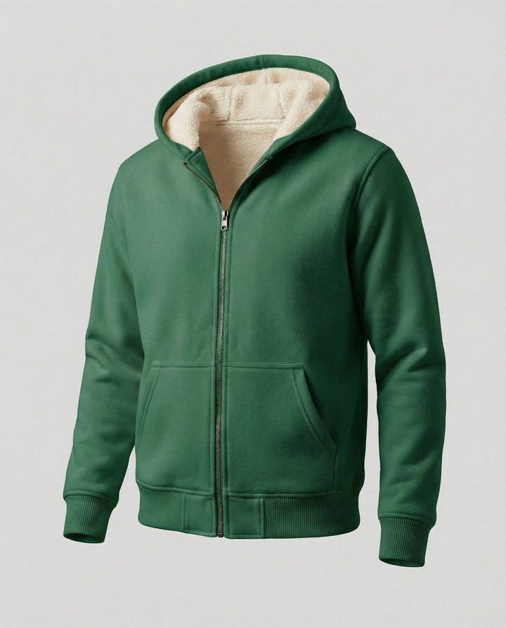 Drune | Warmer Fleecegefütterter Winterhoodie für Herren