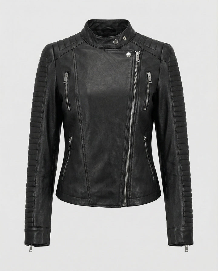 Drune | Damen Lederjacke Stilvoll Zeitlos