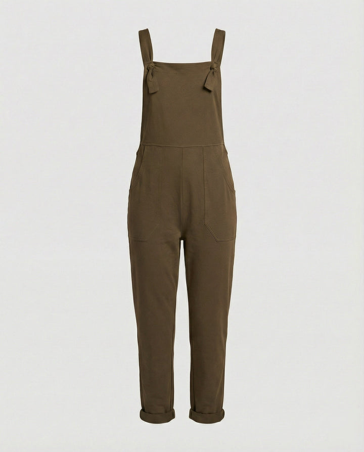 Damen Latzhose Baumwolle Casual