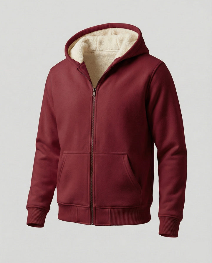 Drune | Warmer Fleecegefütterter Winterhoodie für Herren