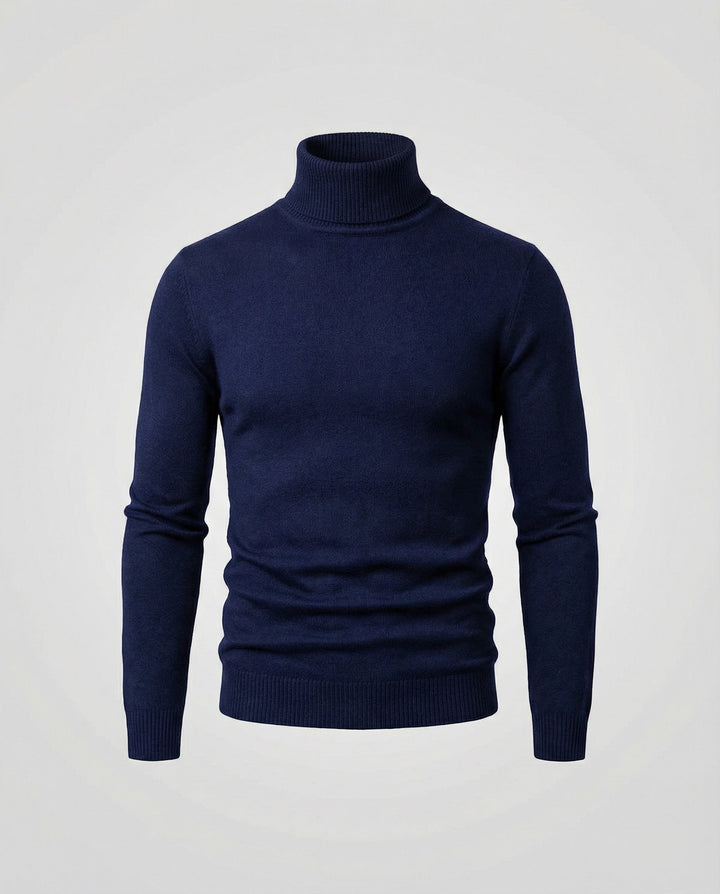 Herren Rollkragenpullover aus weichem Merinowolle Drune