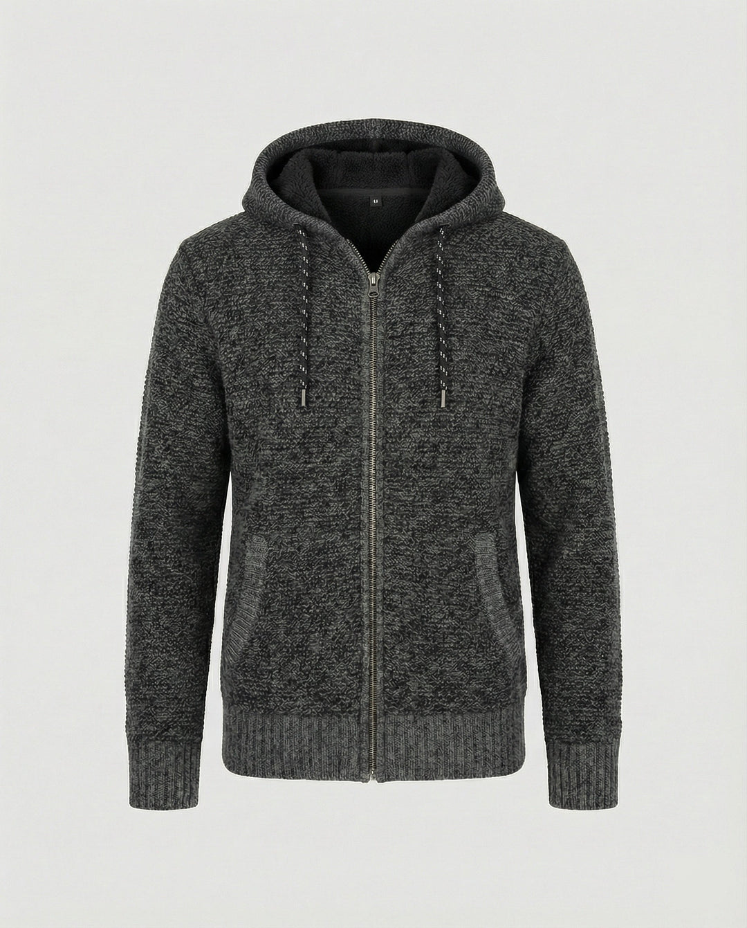 Lässige Herbst Strickjacke Kapuze