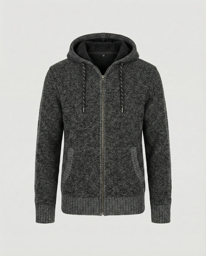Lässige Herbst Strickjacke Kapuze